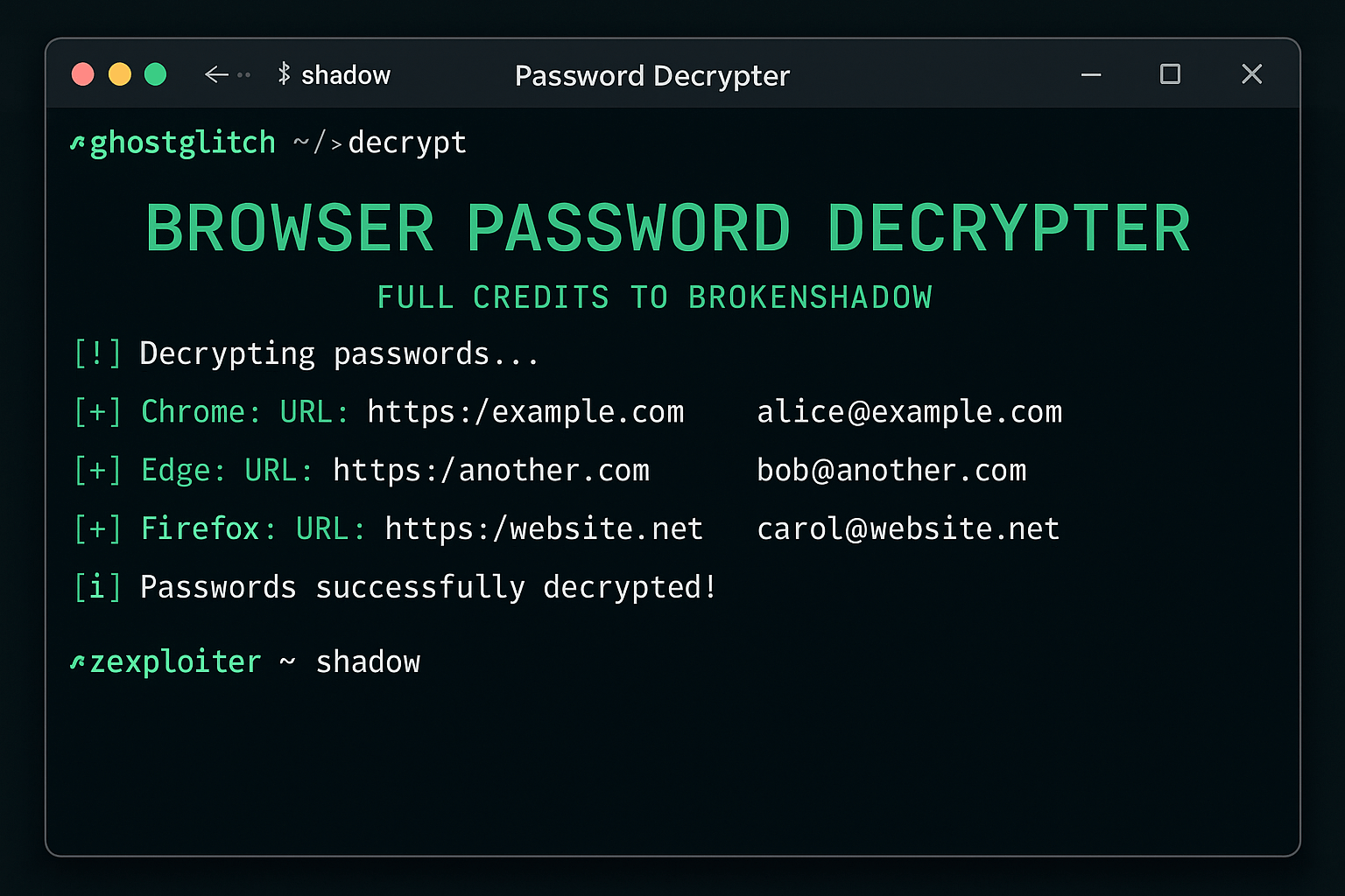 decrypter screenshot